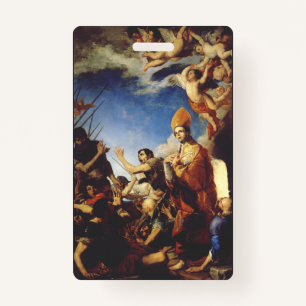 Saint Januarius Bishop of Benevento  ID Badge