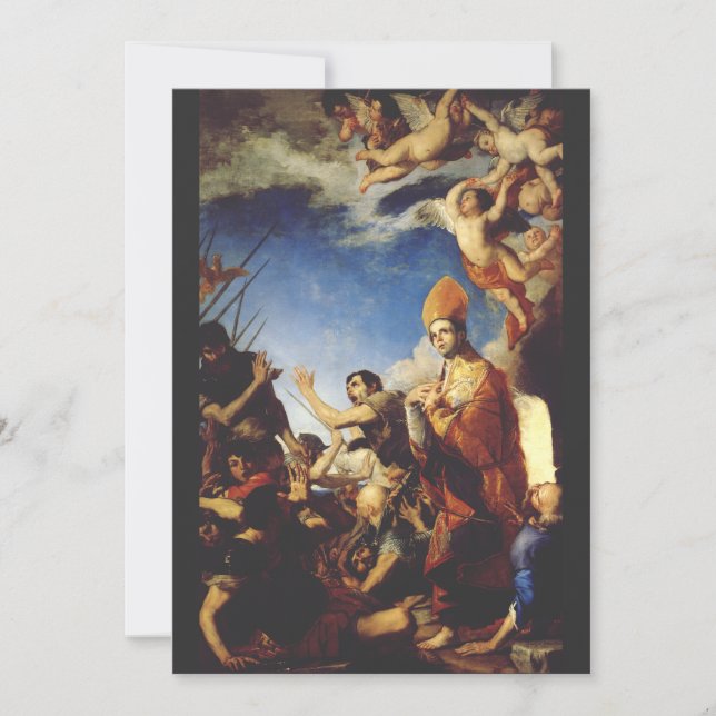 Saint Januarius Bishop of Benevento  Invitation (Front)