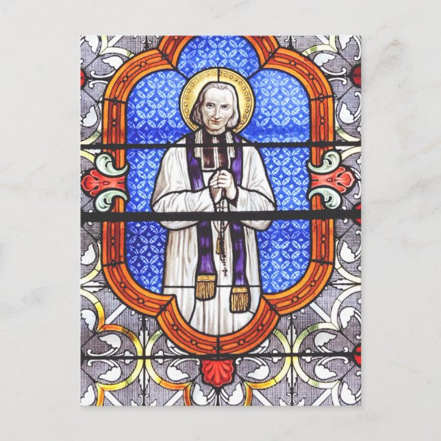 Saint Jean Baptiste Marie Vianney  Invitation Postcard (Front)
