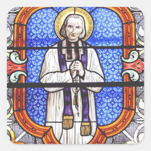 Saint Jean Baptiste Marie Vianney  Square Sticker
