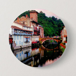 Saint Jean Pied de Port  7.5 Cm Round Badge