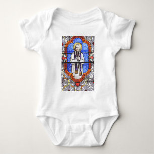 Saint Jean Vianney Premium Soul Guide Art Print Baby Bodysuit