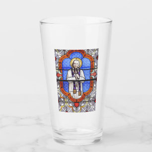 Saint Jean Vianney Premium Soul Guide Art Print Glass