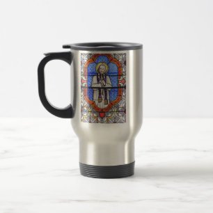 Saint Jean Vianney Premium Soul Guide Art Print Travel Mug