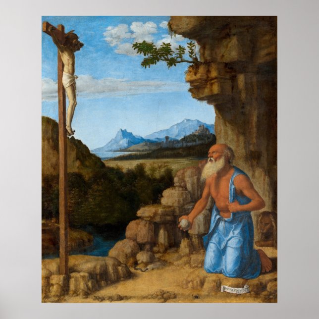 Saint Jerome - Cima da Conegliano Fine Art Poster (Front)