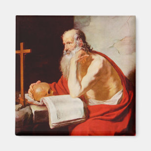 Saint Jerome Father of Biblical Scholarship Magnet