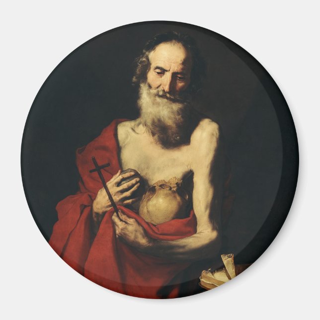 Saint Jerome Father of Biblical Scholarship Magnet (Front)