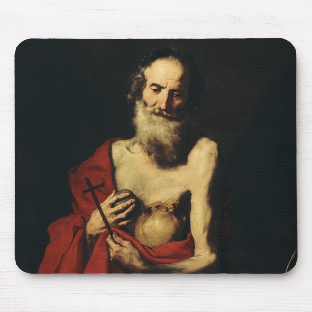 Saint Jerome Father of Biblical Scholarship Mouse Mat (Front)