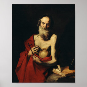 Saint Jerome Father of Biblical Scholarship Poster