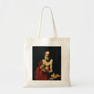Saint Jerome Father of Biblical Scholarship Tote Bag