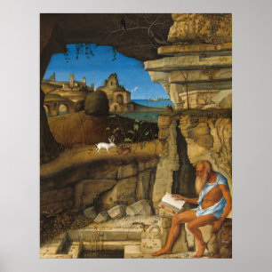 Saint Jerome - Giovanni Bellini Fine Art Poster