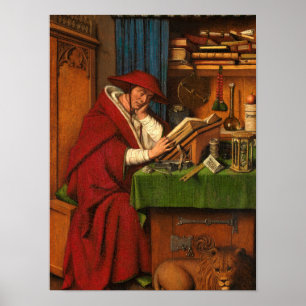 Saint Jerome in His Study, 1435 by Jan van Eyck Poster
