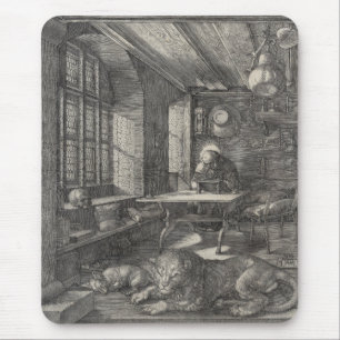 Saint Jerome in His Study by Albrecht Durer Mouse Mat