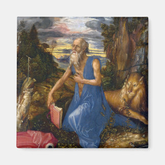 Saint Jerome in the Wilderness by Durer Magnet