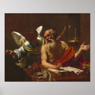 Saint Jerome - Simon Vouet Fine Art Poster
