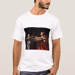Saint Jerome Writing (by Caravaggio) T-Shirt