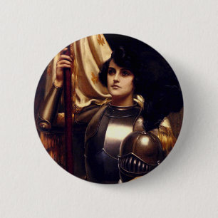 Saint Joan of Arc 6 Cm Round Badge