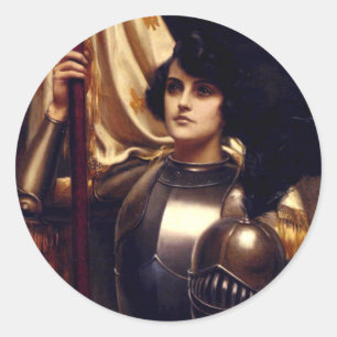 Saint Joan of Arc Classic Round Sticker