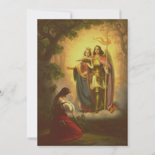 Saint Joan of Arc Defender of France Holiday Card