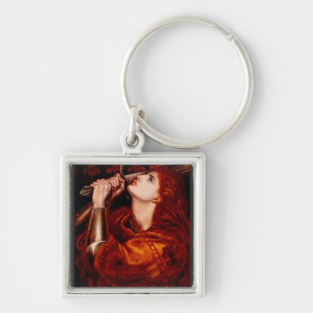 Saint Joan of Arc Defender of France Key Ring (Front)