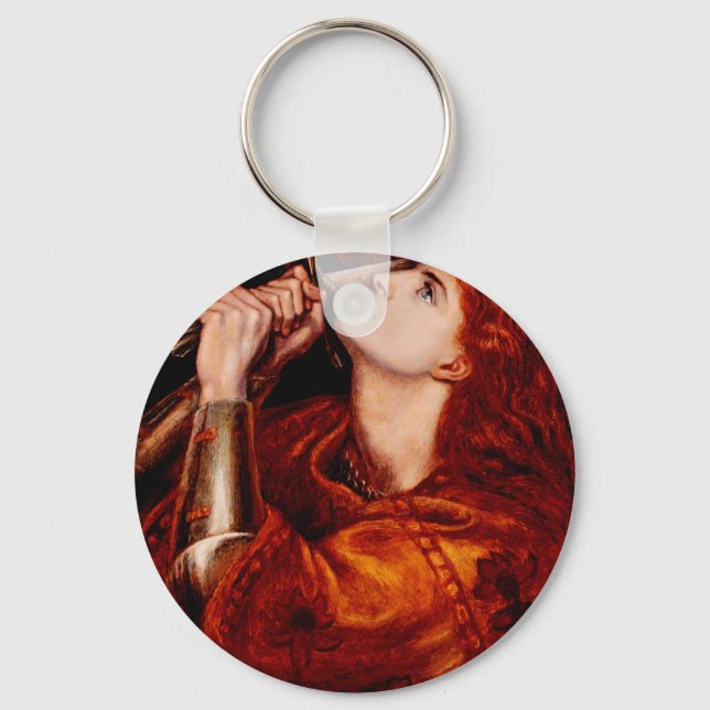 Saint Joan of Arc Defender of France Key Ring (Front)