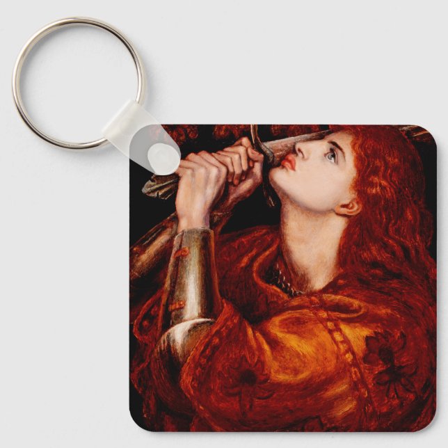 Saint Joan of Arc Defender of France Key Ring (Front)