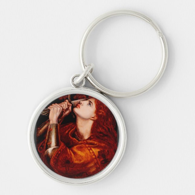 Saint Joan of Arc Defender of France Key Ring (Front)