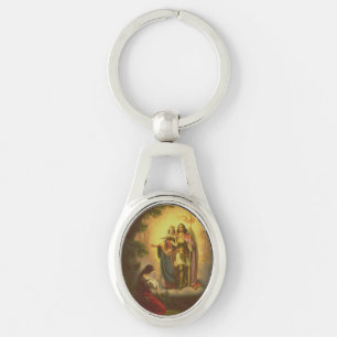 Saint Joan of Arc Defender of France Key Ring