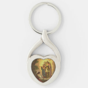 Saint Joan of Arc Defender of France Key Ring