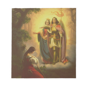 Saint Joan of Arc Defender of France Notepad