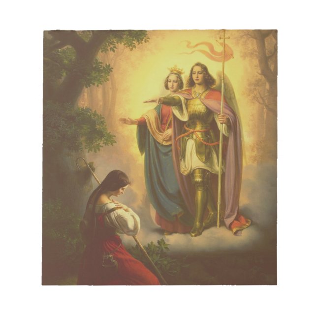 Saint Joan of Arc Defender of France Notepad (Front)