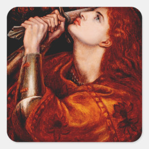 Saint Joan of Arc Defender of France Square Sticker