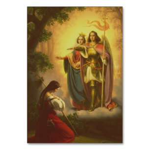Saint Joan of Arc Defender of France Table Number