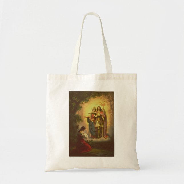 Saint Joan of Arc Defender of France Tote Bag (Front)