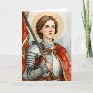 Saint Joan of Arc in Armor Card