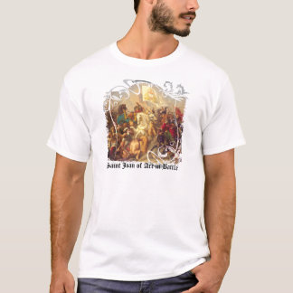 Saint Joan of Arc in Battle Men's Light T-Shirt