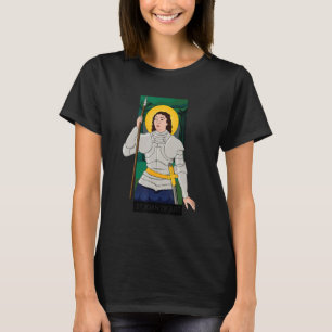 Saint Joan Of Arc Shield Vintage French Saint Cath T-Shirt