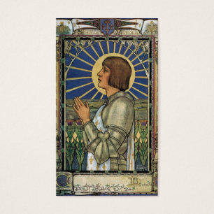 Saint Joan of Arc Stained Glass Image