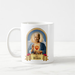 Saint Joe Biden Prayer Candle Coffee Mug