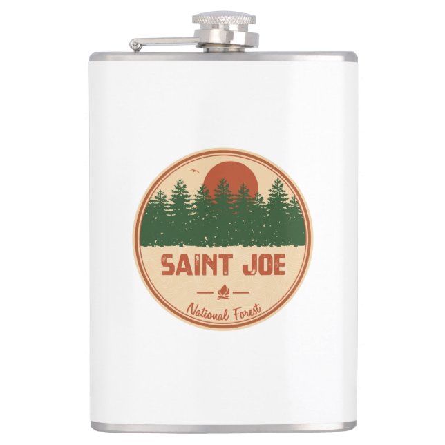Saint Joe National Forest Hip Flask (Front)