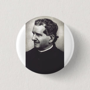 Saint John Bosco Father and Teacher of Youth 3 Cm Round Badge