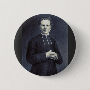 Saint John Bosco Father and Teacher of Youth 6 Cm Round Badge
