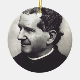 Saint John Bosco Father and Teacher of Youth Ceramic Tree Decoration