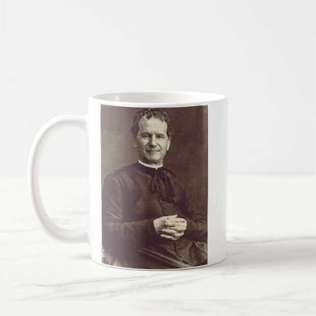 Saint John Bosco Father and Teacher of Youth Coffee Mug (Left)