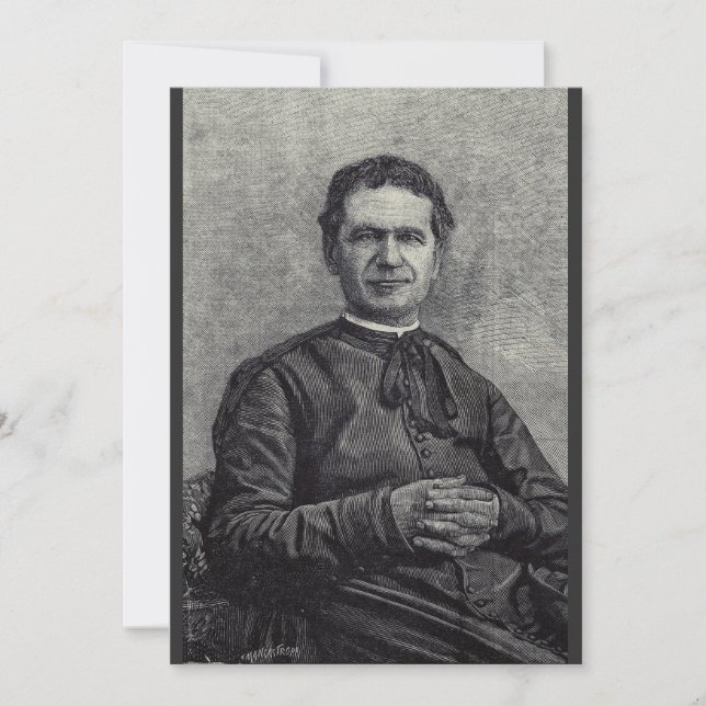 Saint John Bosco Father and Teacher of Youth Invitation (Front)
