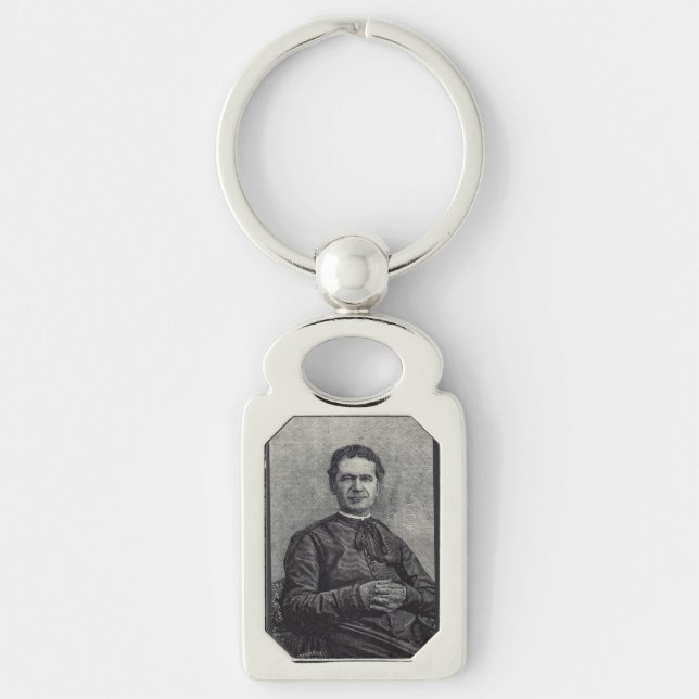 Saint John Bosco Father and Teacher of Youth Key Ring (Front)