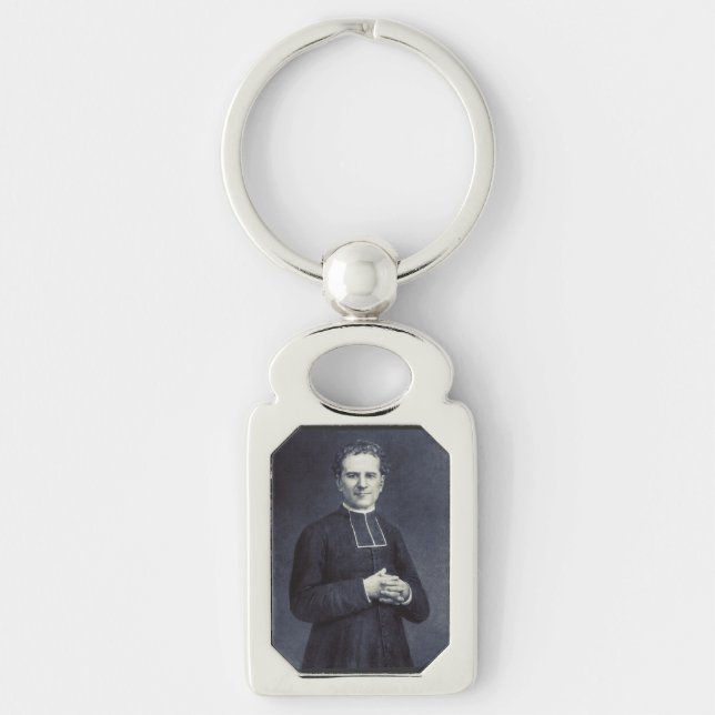 Saint John Bosco Father and Teacher of Youth Key Ring (Front)