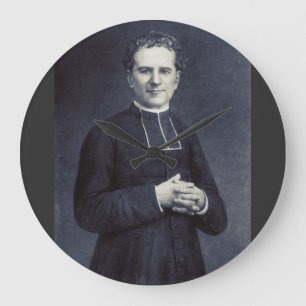 Saint John Bosco Father and Teacher of Youth Large Clock