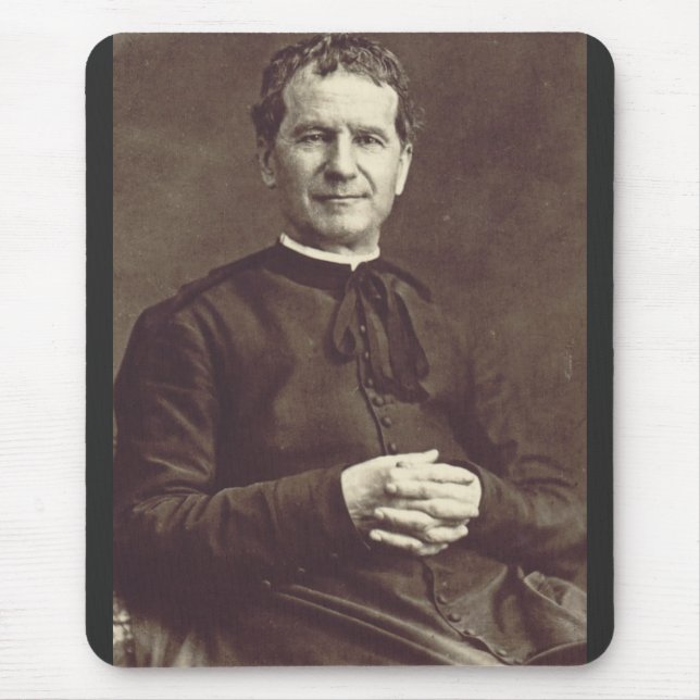 Saint John Bosco Father and Teacher of Youth Mouse Mat (Front)