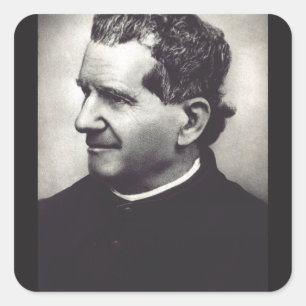 Saint John Bosco Father and Teacher of Youth Square Sticker